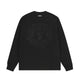 STK Vintage Circular Applique Embroidered Long-Sleeve T-Shirt