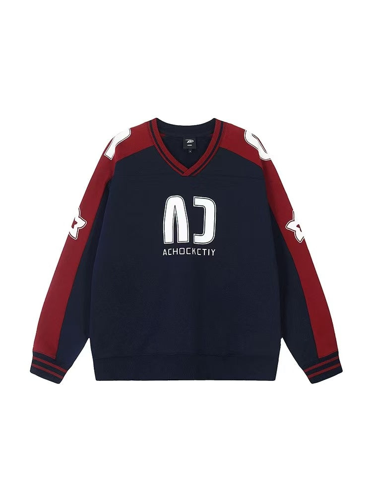 ACHOCK Color Matching Oversize Sweater