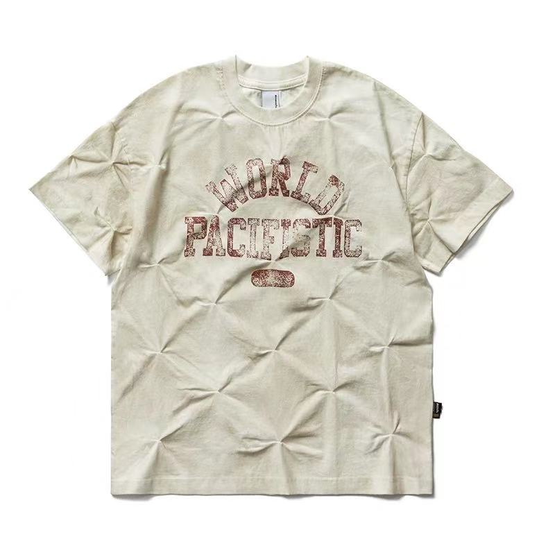 REMEDY Pleated Vintage Short-sleeve T-Shirt