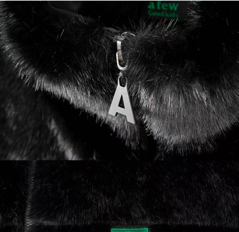 AFGK Black Mink Fur Down Jacket