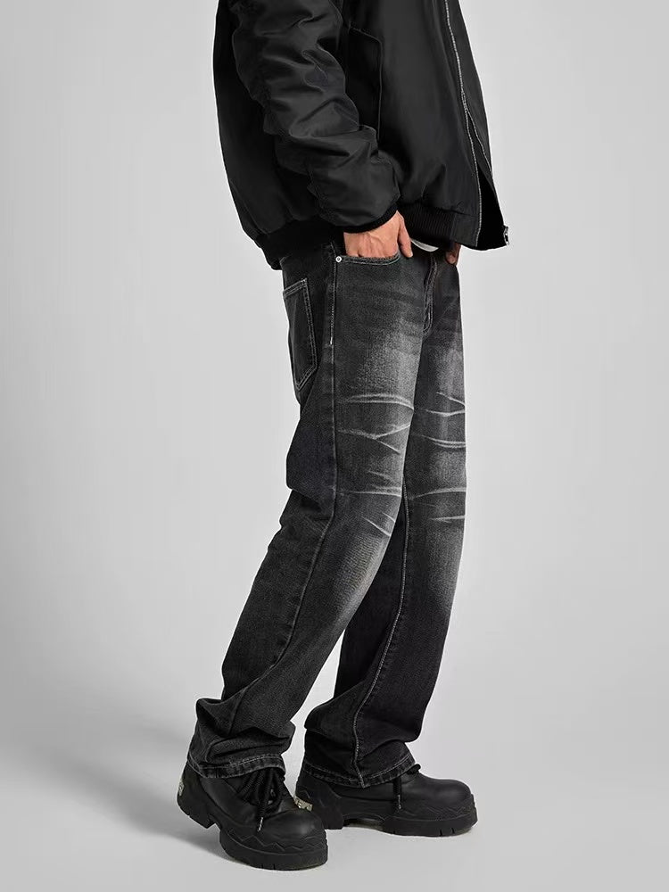 ACHOCK Retro Style Washed Jeans