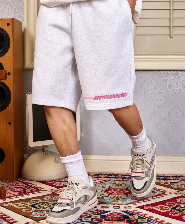 AFGK Embroidered Gradient Casual Sports Shorts