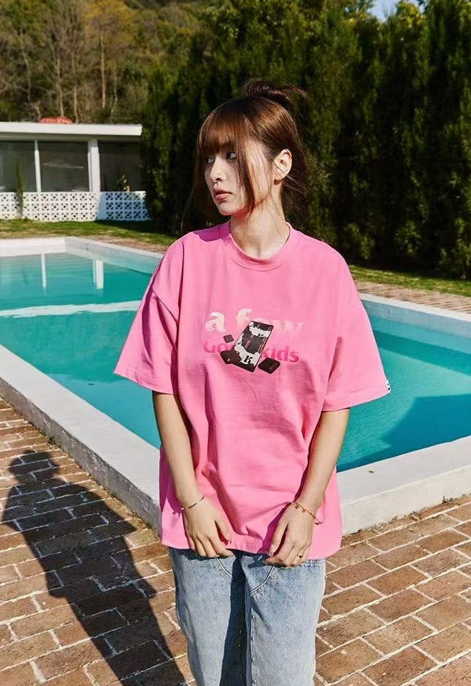 AFGK Dessert Printed short-sleeved T-shirt