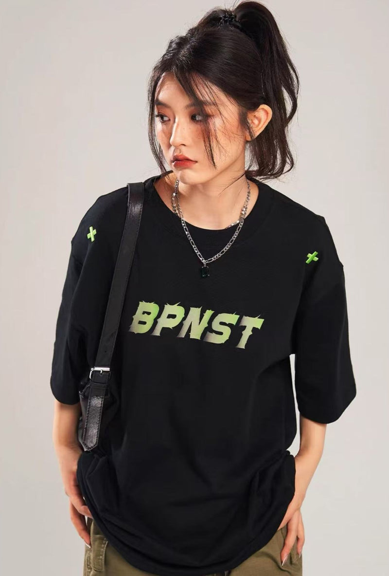 BIPOLARxNST Joint Gradient LOGO Short-sleeves T-shirts