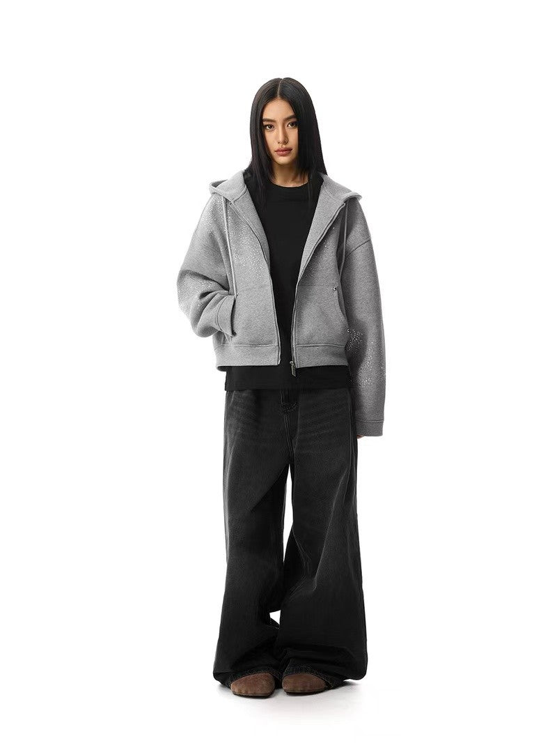 FDR Air Layer Hot Drill Cardigan Sweatshirt