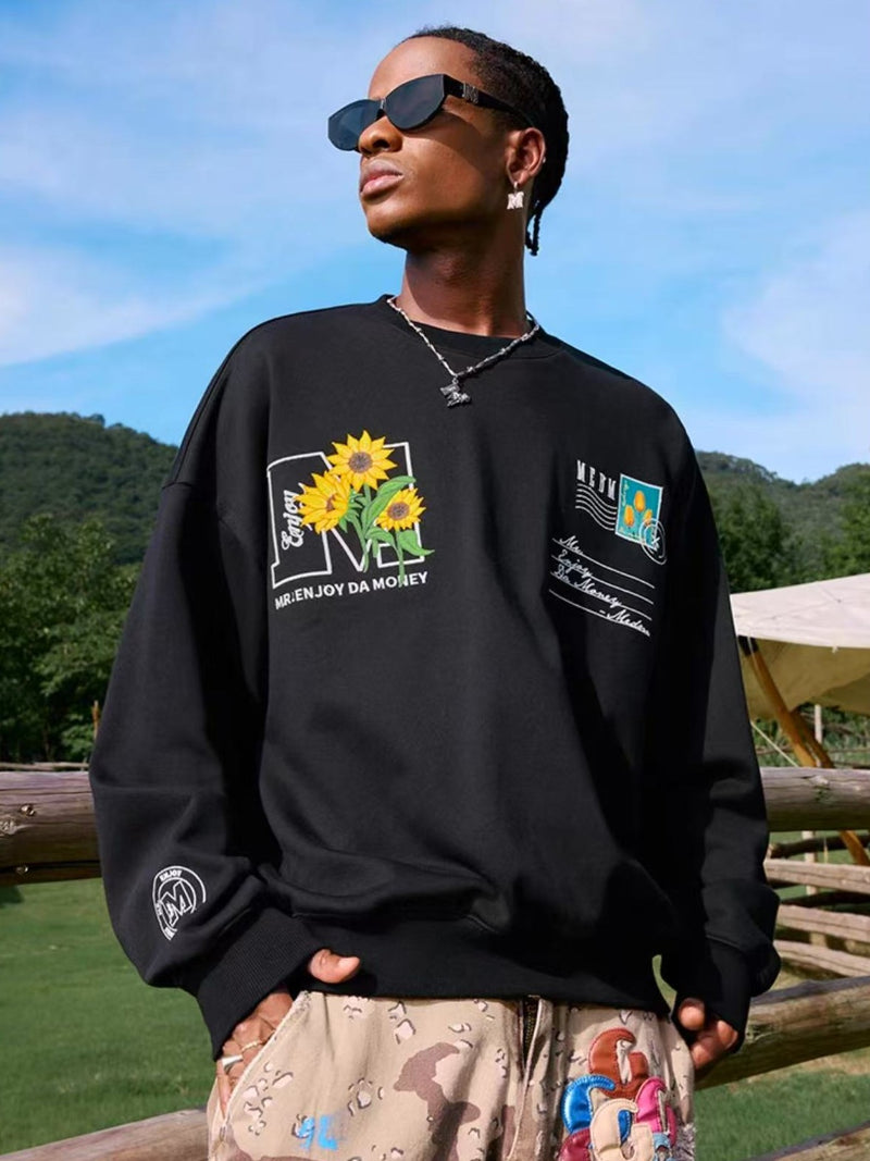 MEDM Postcard Crew Neck Sweatshirt