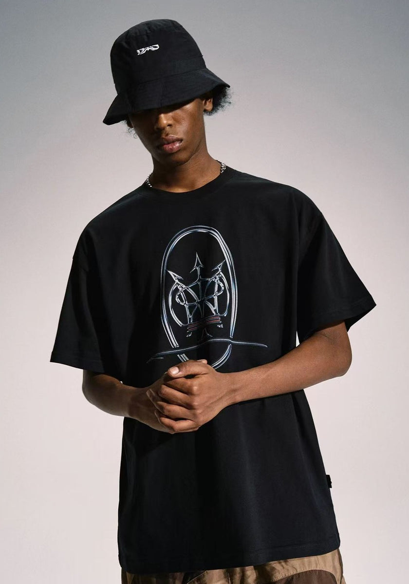 REMEDY Trident Print Short-sleeve T-shirt