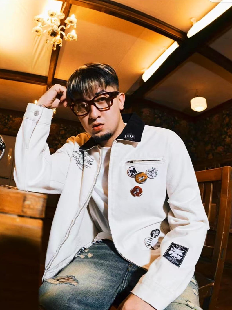 MEDM Angel Dove Detroit Embroidered Jacket