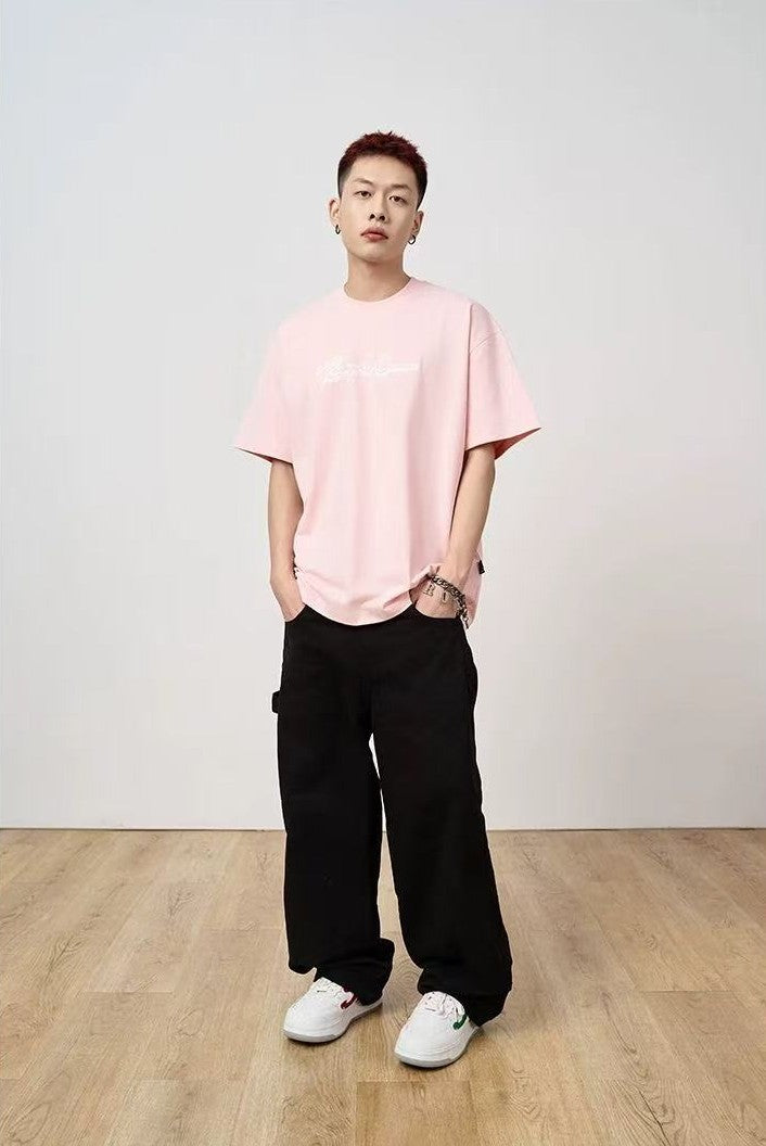 REMEDY Letter Print Short-sleeve T-shirt
