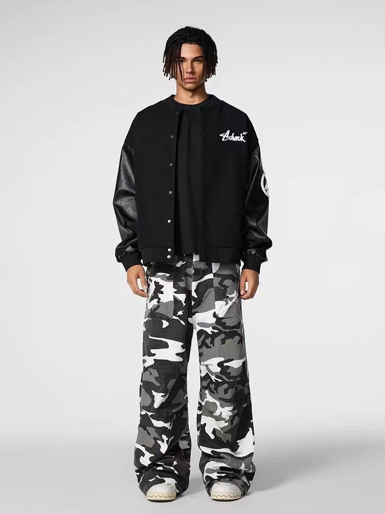 ACHOCK High Street Camouflage Drawstring Trousers