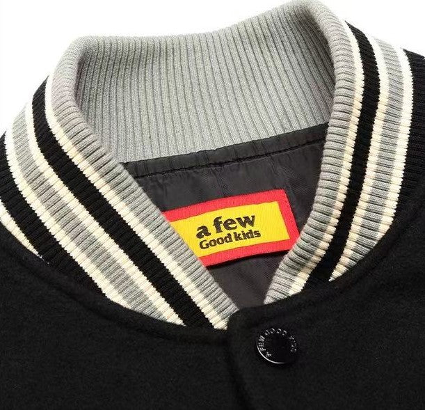 AFGK Angel Embroidered Baseball Jersey