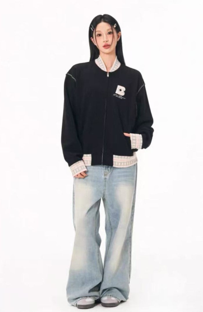 BIPOLAR Baseball Zip Top