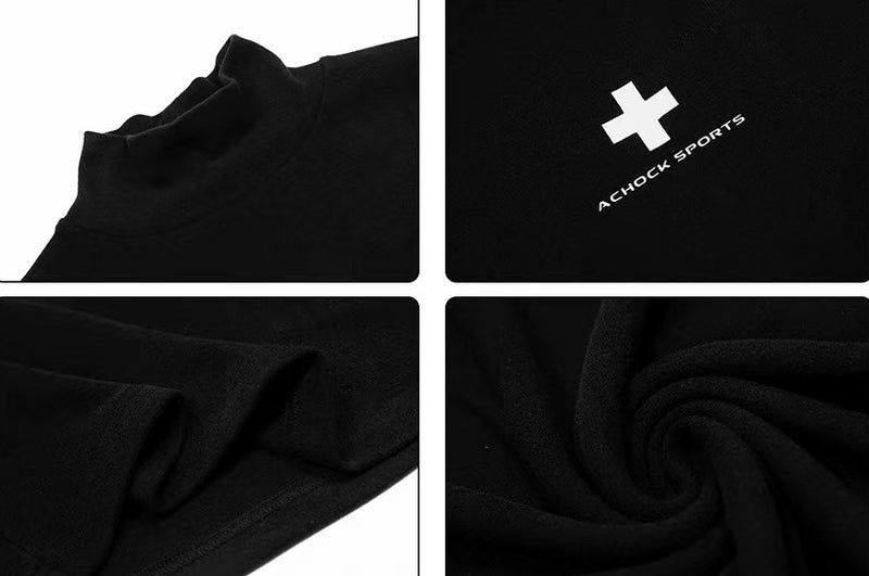 ACHOCK Half Turtleneck Slim Fit Long-sleeve T-shirt
