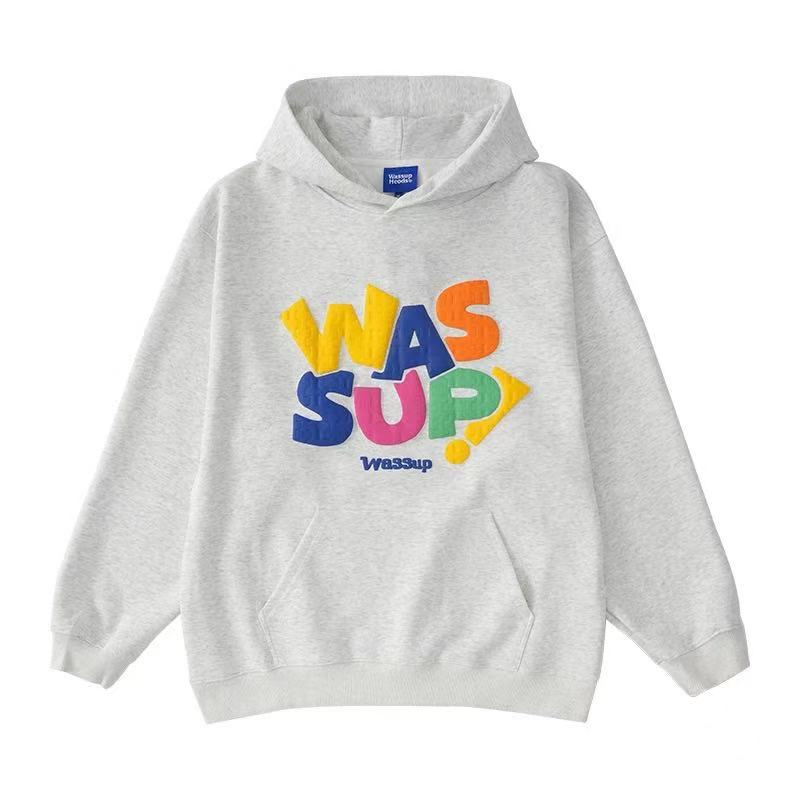 WASSUP Rainbow Printed Hoddie