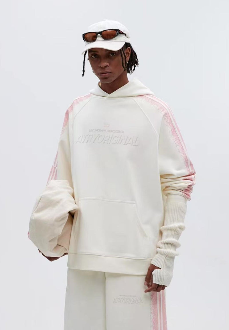 ATRY Printed Contrast Web Hoodie