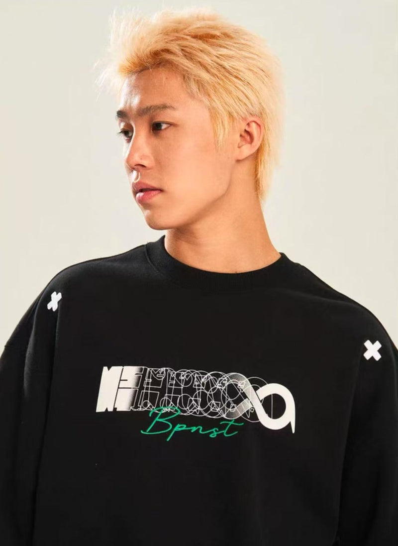 BIPOLAR×NSTNEW Phantom LOGO Sweatshirt