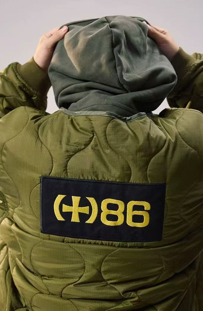 REMEDY Embroidered Cotton Padded Jacket