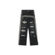 ACHOCK Washed Ripped Distressed Jeans