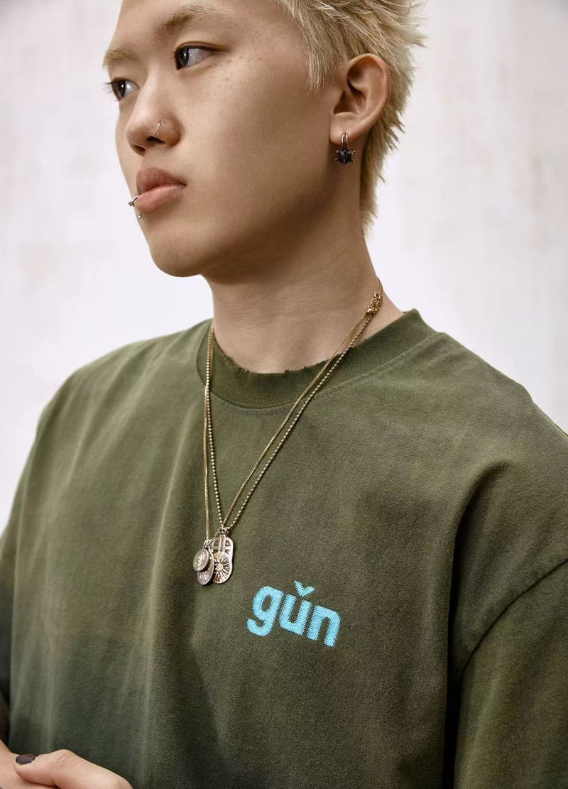 REMEDY Vintage High Street Washed Short-sleeved T-shirt