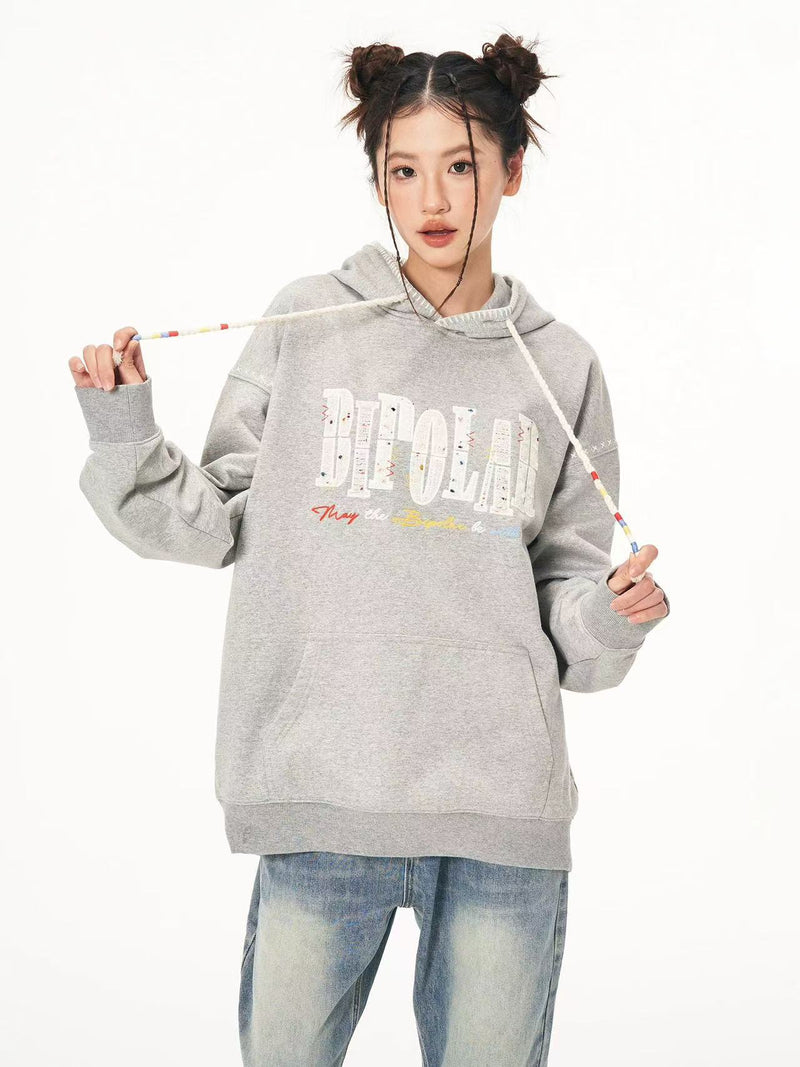 BIPOLAR Tri-color Embroidered Hoodie