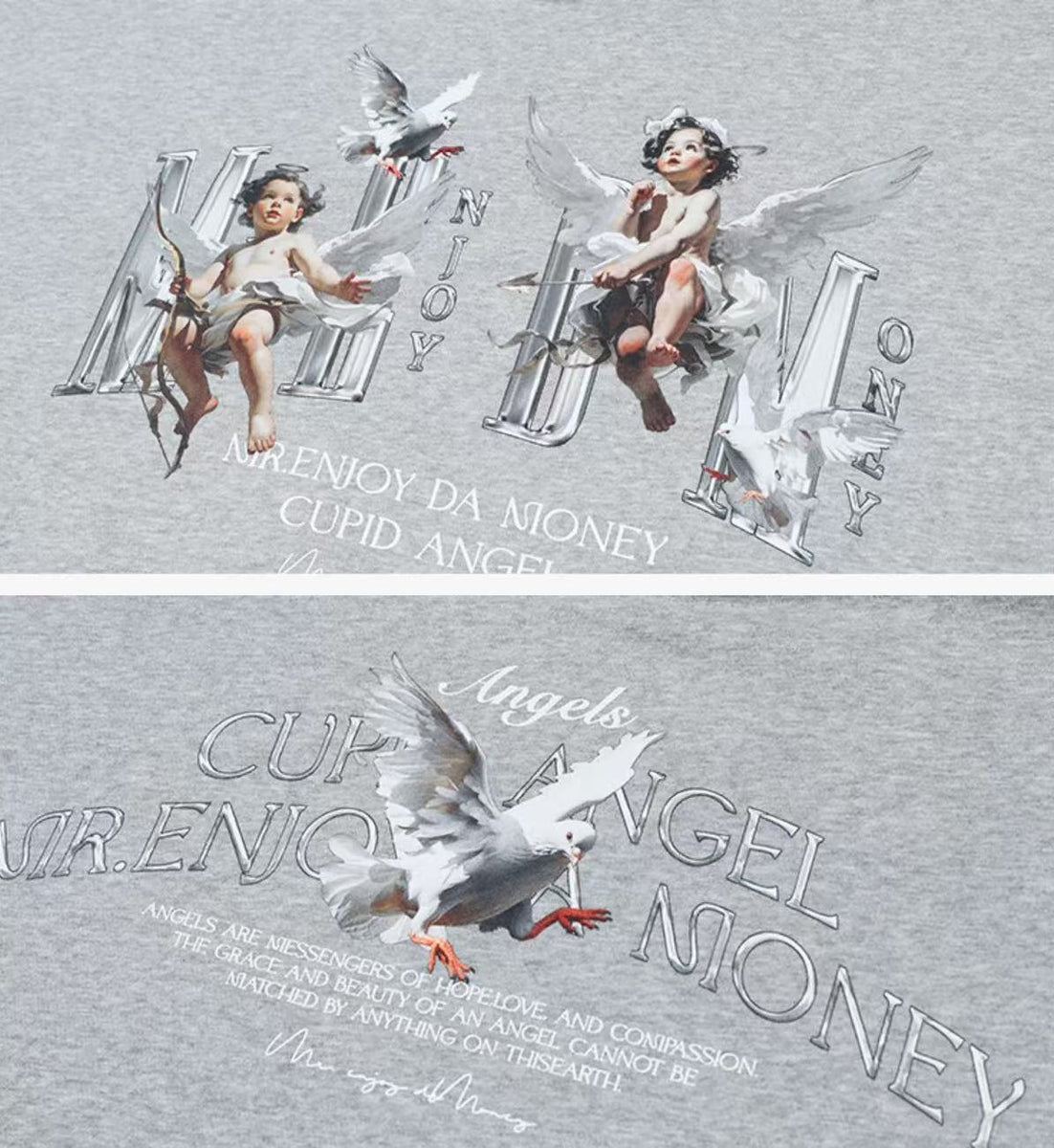 MEDM Angel Dove Printed Hoodie