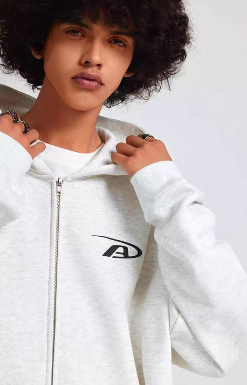 ACHOCK Logo Cardigan Hoodie