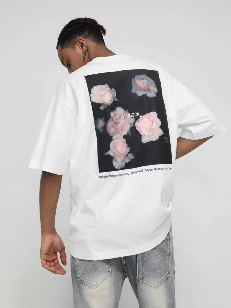 ACHOCK Floral Print T-shirt