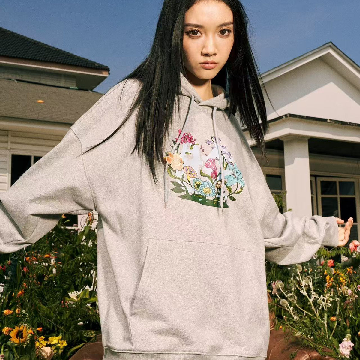 AFGK "Flower Series" Pullover Hoodie