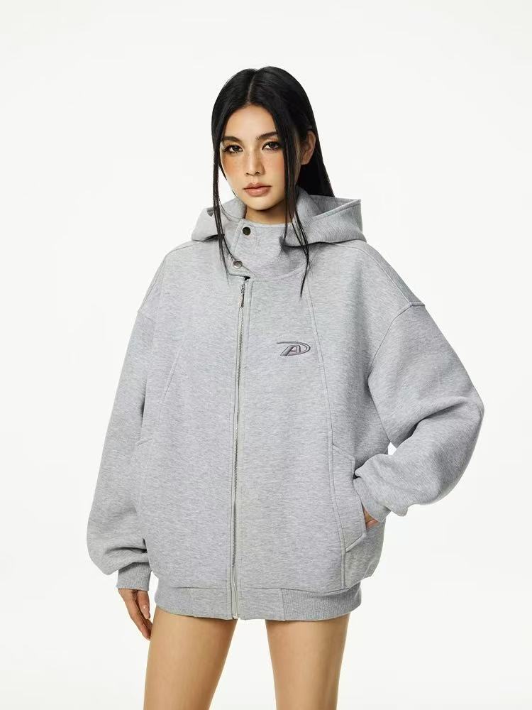 ACHOCK Logo Print Air Layer Hooded Jacket