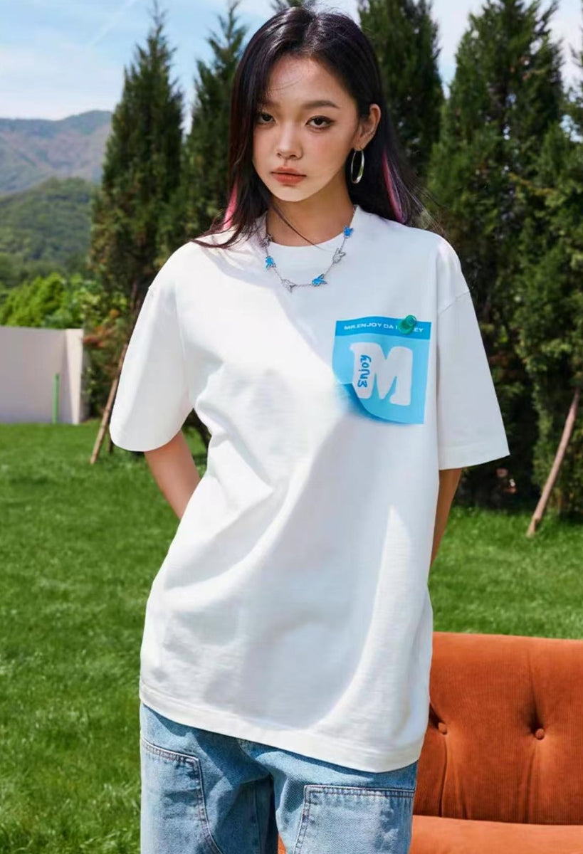 MEDM Post-it Printed Short-sleeved T-shirt