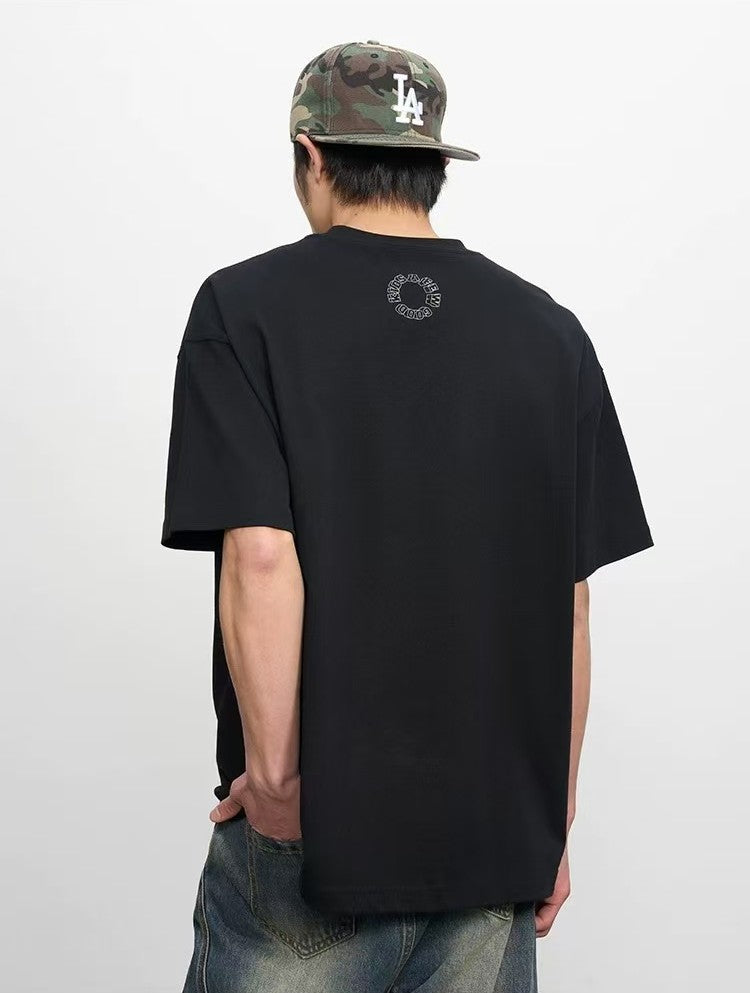 AFGK Laser 3M Reflective Printed Short-sleeved T-shirt