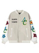 ACHOCK Floral Embroidered Designed Baseball Jacket