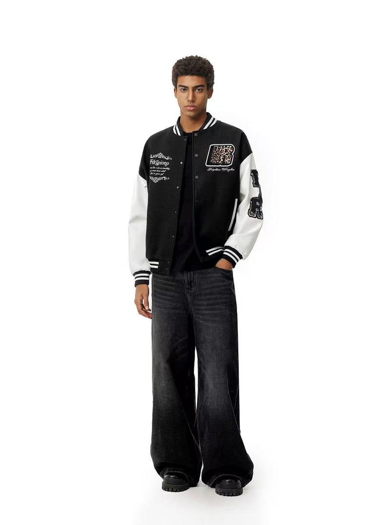FDR Retro R-shaped Velcro Varsity Jacket