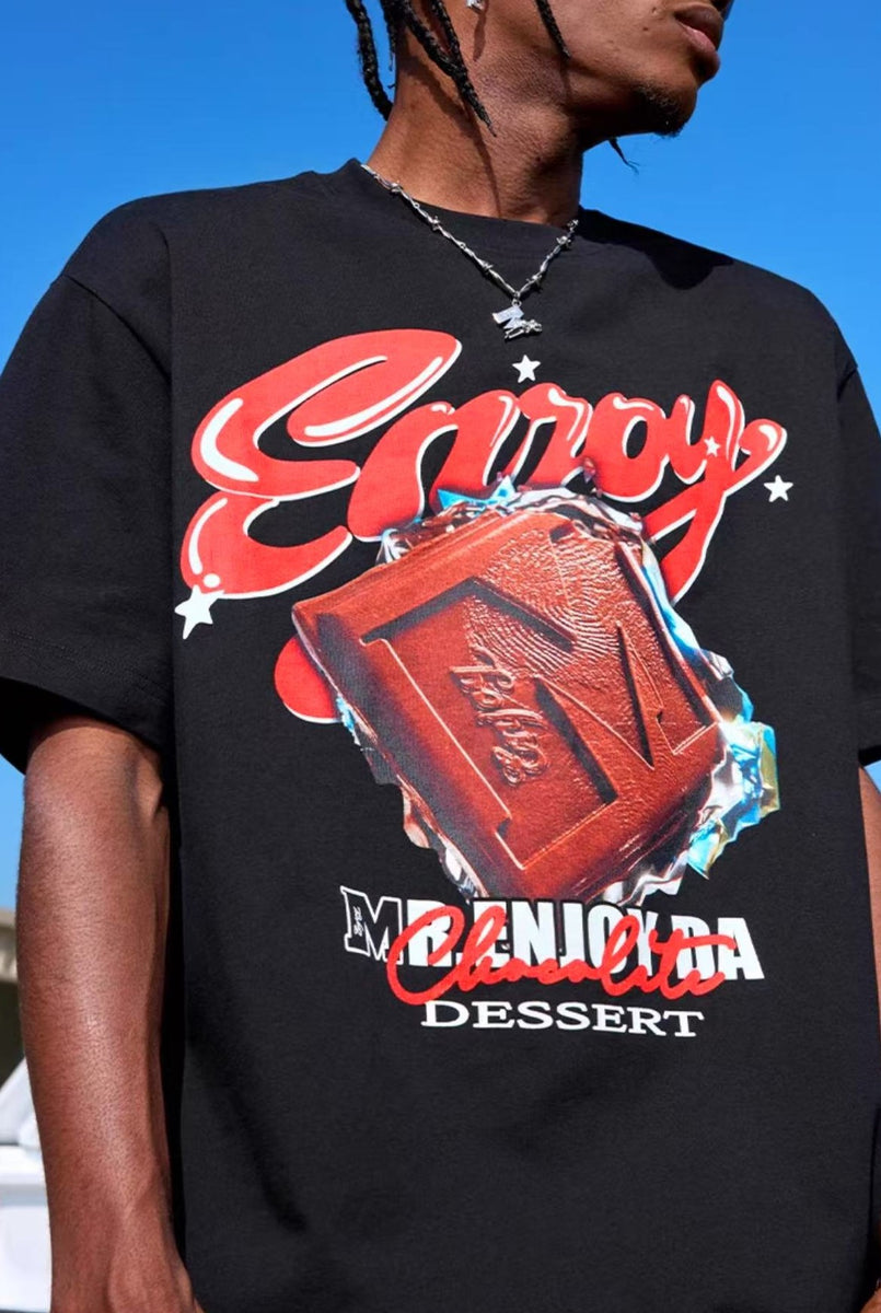 MEDM Chocolate Pudding Dessert Short Sleeve T-Shirt