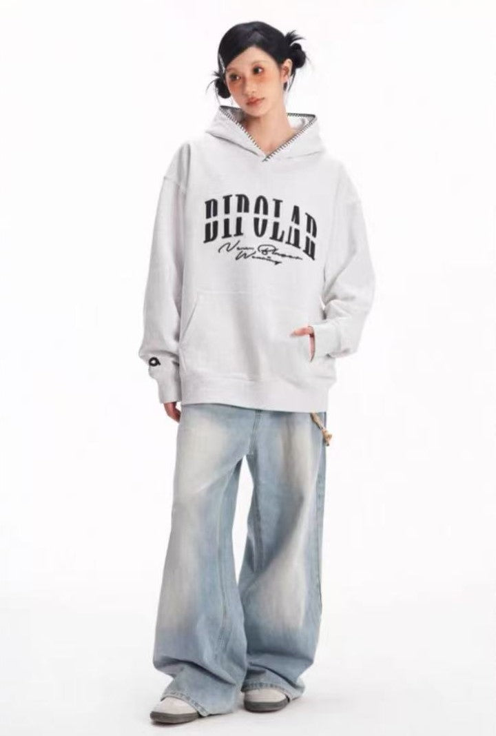 BIPOLAR Chain Embroidered Hoodie