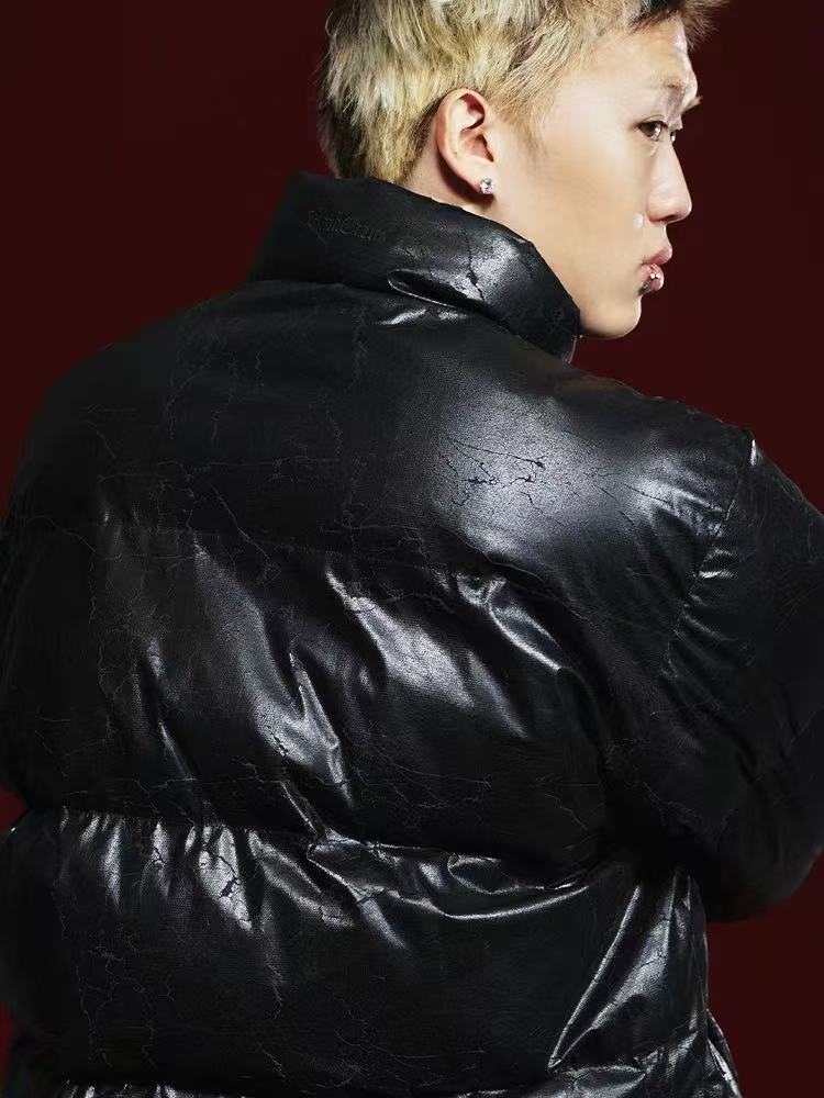 REMEDY Cracked Design Vintage Jacket
