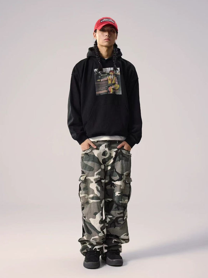 REMEDY Retro Patchwork Camouflage Pants