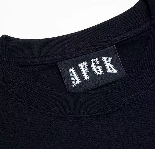 AFGK Parody MTV Embroidered Short sleeves T-shirt