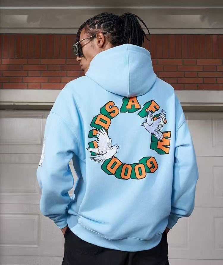 AFGK Peace Dove Embroidered hoodie