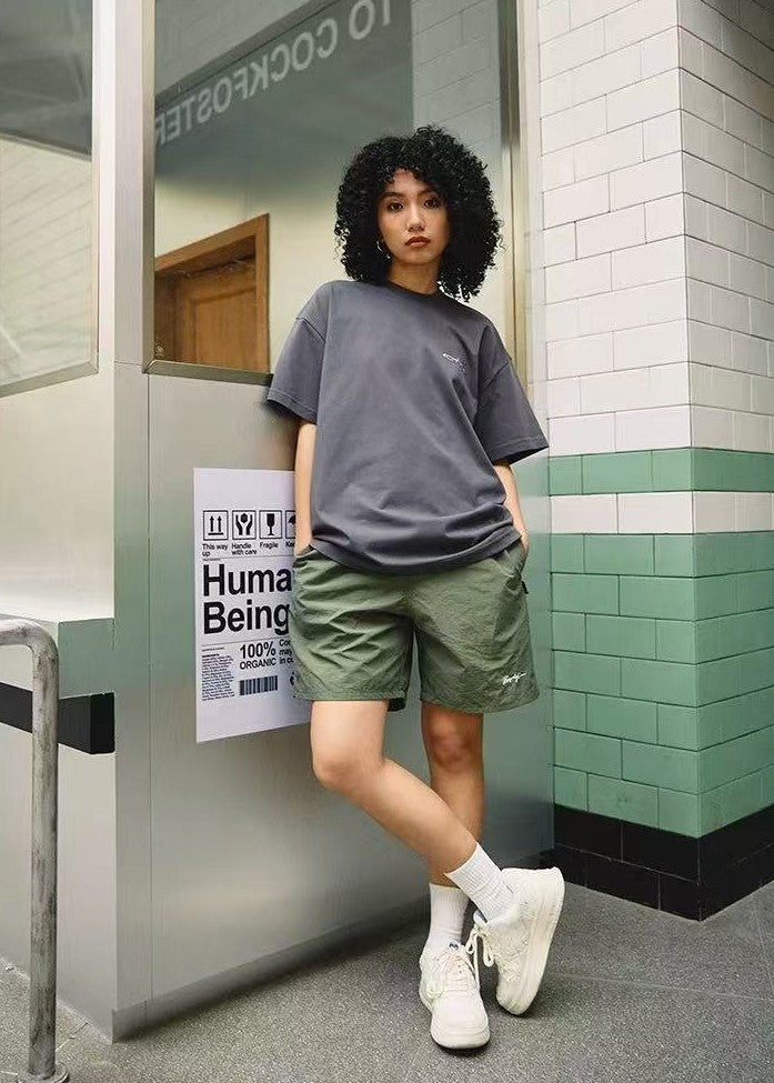 REMEDY Hand-painted Stars Print Short-sleeved T-shirt