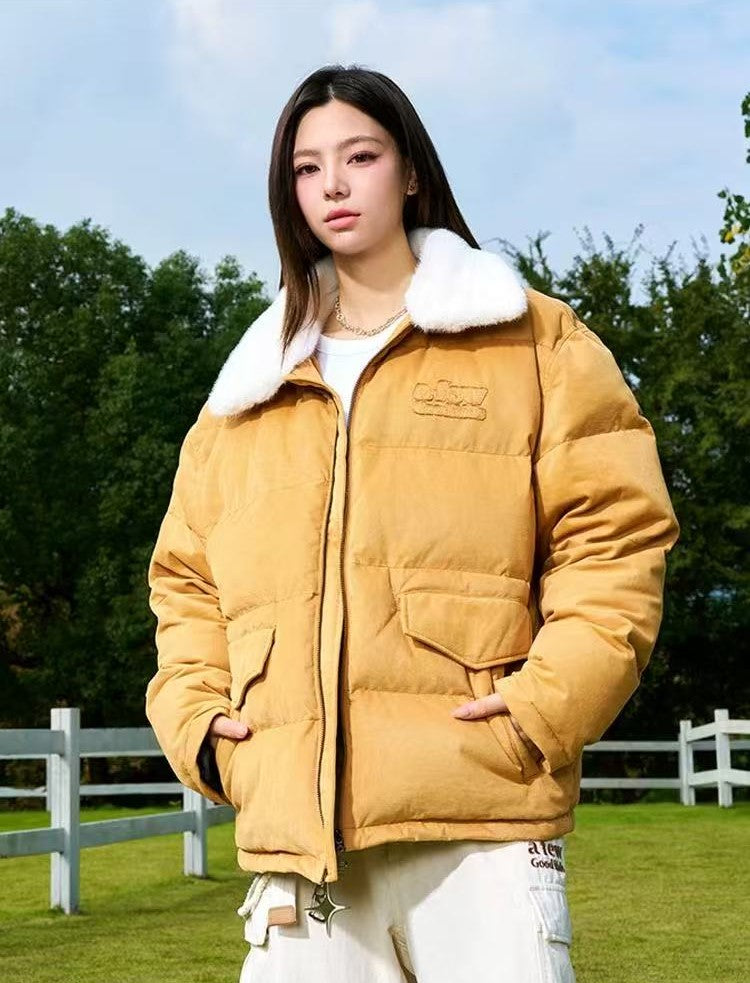 AFGK Removable Lapels Down Jacket
