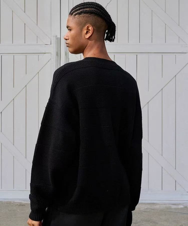 AFGK Striped Textured Sweater