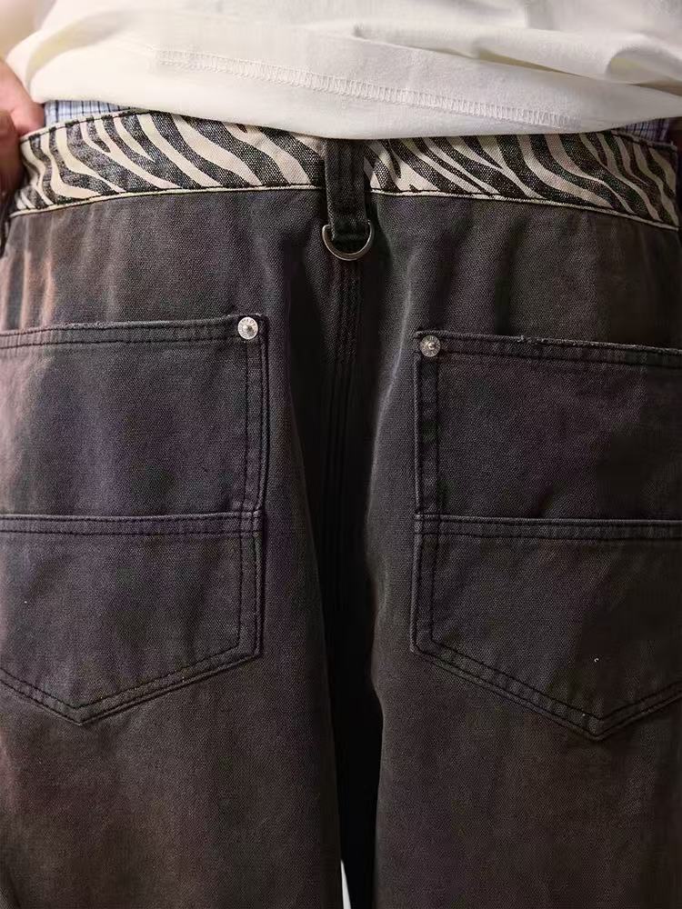 REMEDY Retro Straight-leg Loose Pants