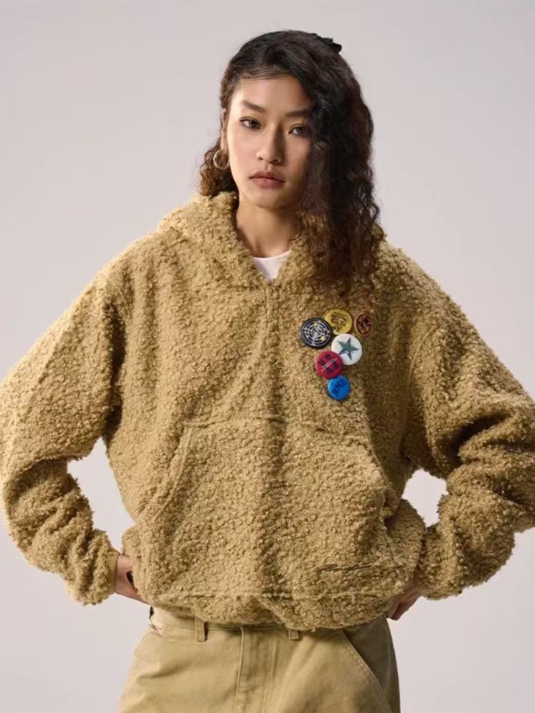 REMEDY Badge Sherpa Hoodie (x6 Badges)