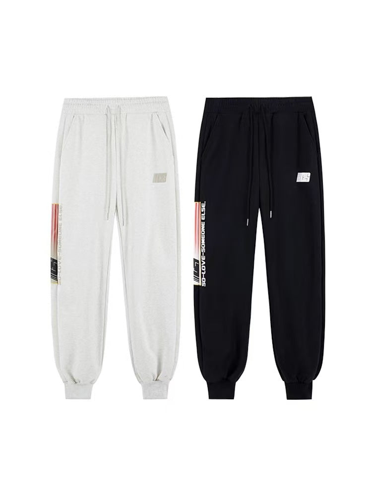 ICONSLAB Side Seam Flag Foam Printed Trousers