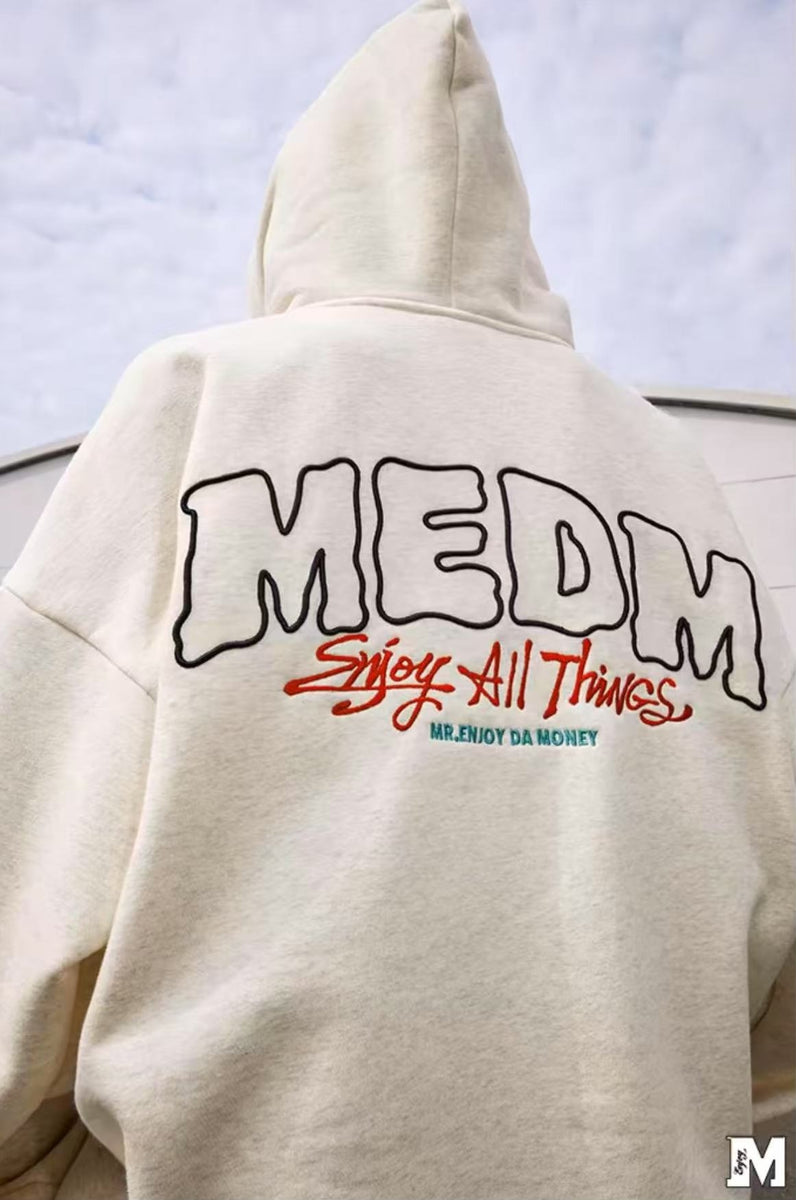 MEDM Woolen Drawstring Hoodie