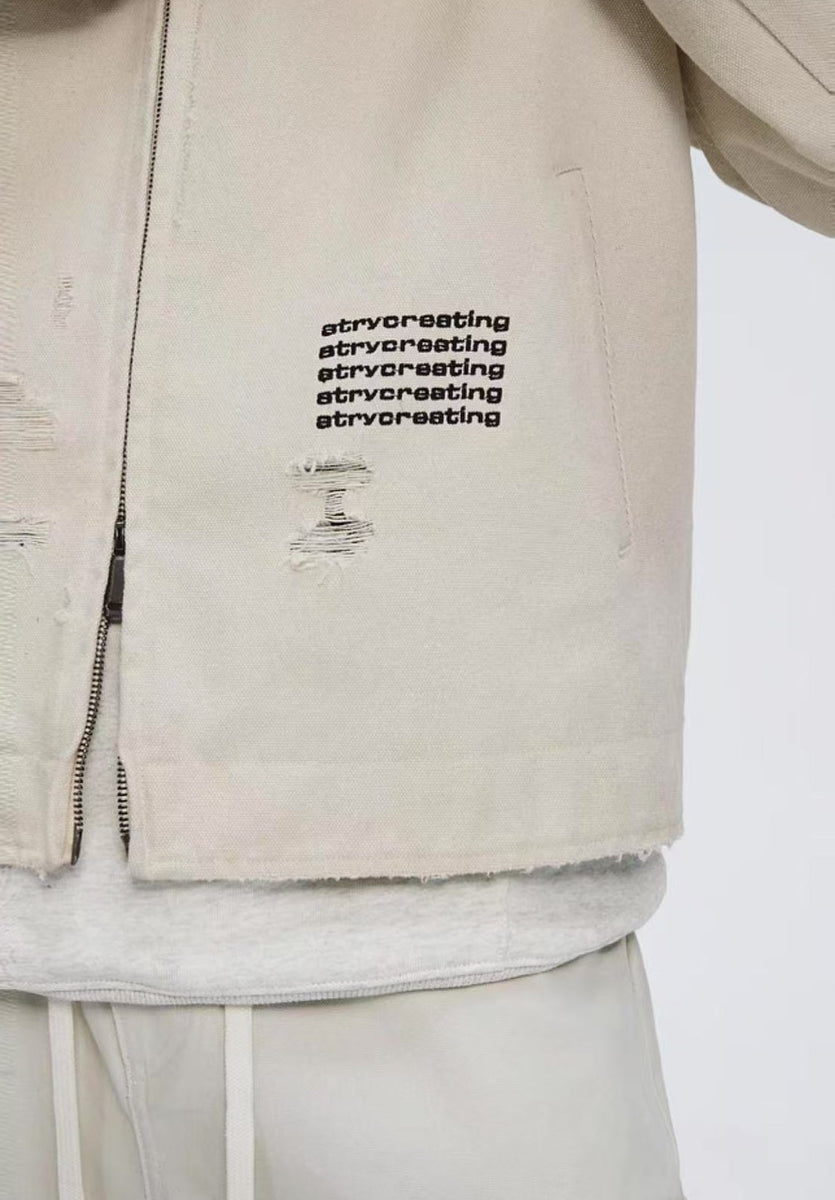 ATRY Clean Fit Embroidered Jacket