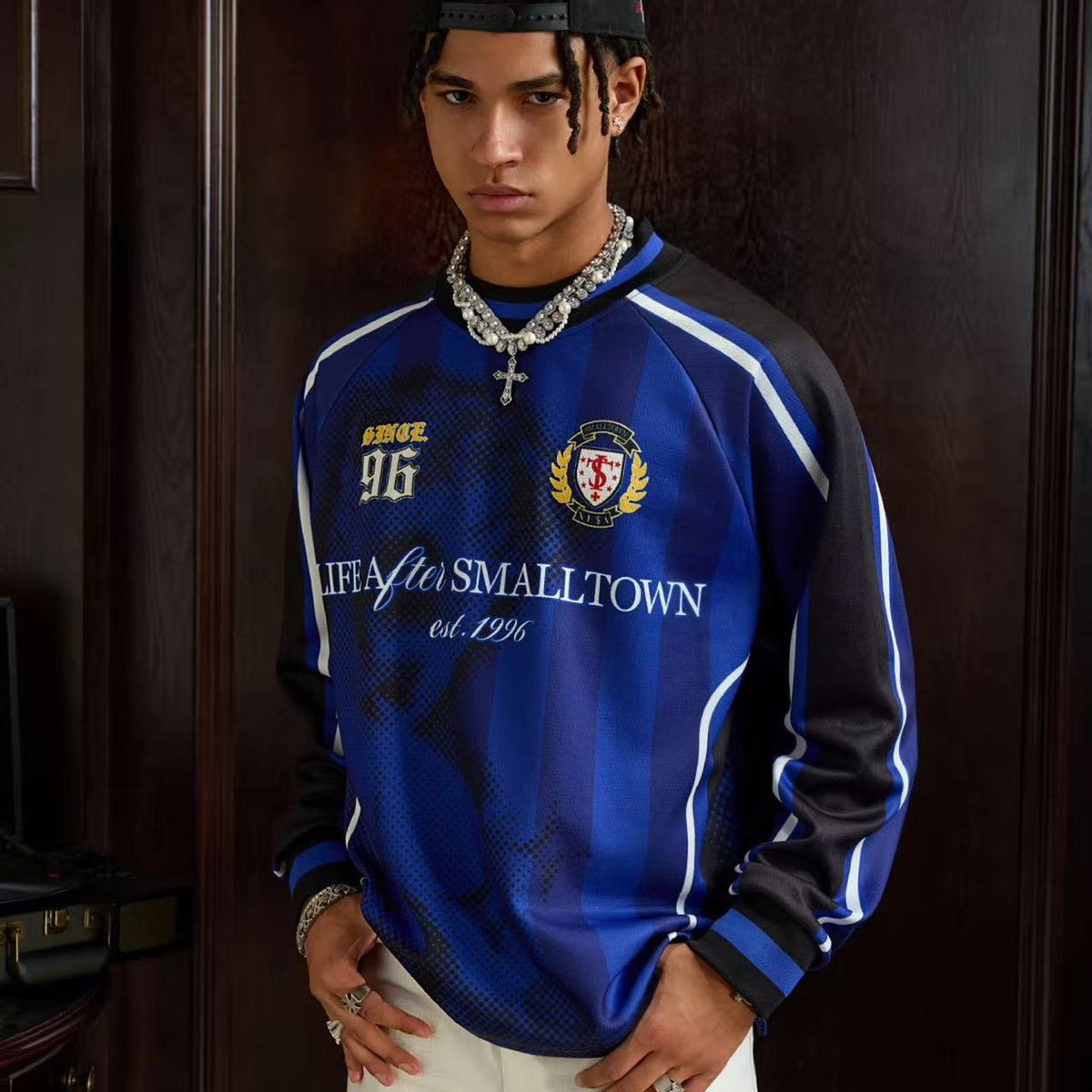 STK Vintage Casual Long-Sleeve Jersey