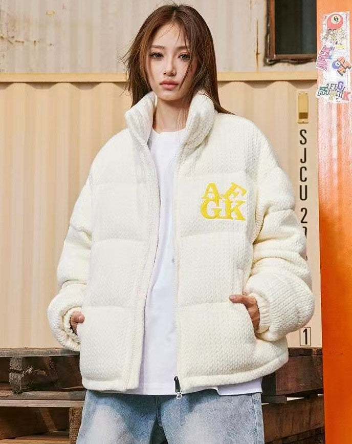 AFGK Letter LOGO Embroidered Jacket
