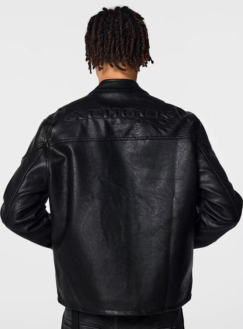 ACHOCK Retro Tailoring Heavy Motorcycle Jacket